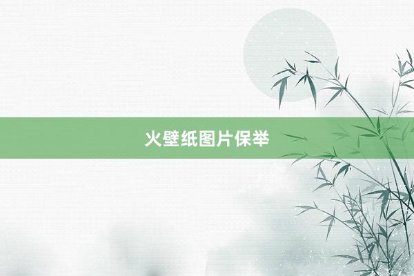 火壁纸图片保举